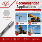 19×K7 Non-Rotating Compacted Wire Rope
