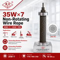 35W×7 Non-Rotating Wire Rope