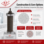 35W×K7 Non-Rotating Compacted Wire Rope | European Standard