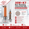 35W×K7 Non-Rotating Compacted Wire Rope | European Standard & Plastic-Injected Core