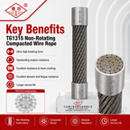 TG1315 Non-Rotating Compacted Wire Rope