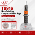 TG916 Non-Rotating Compacted Wire Rope | Plastic-Injected Core